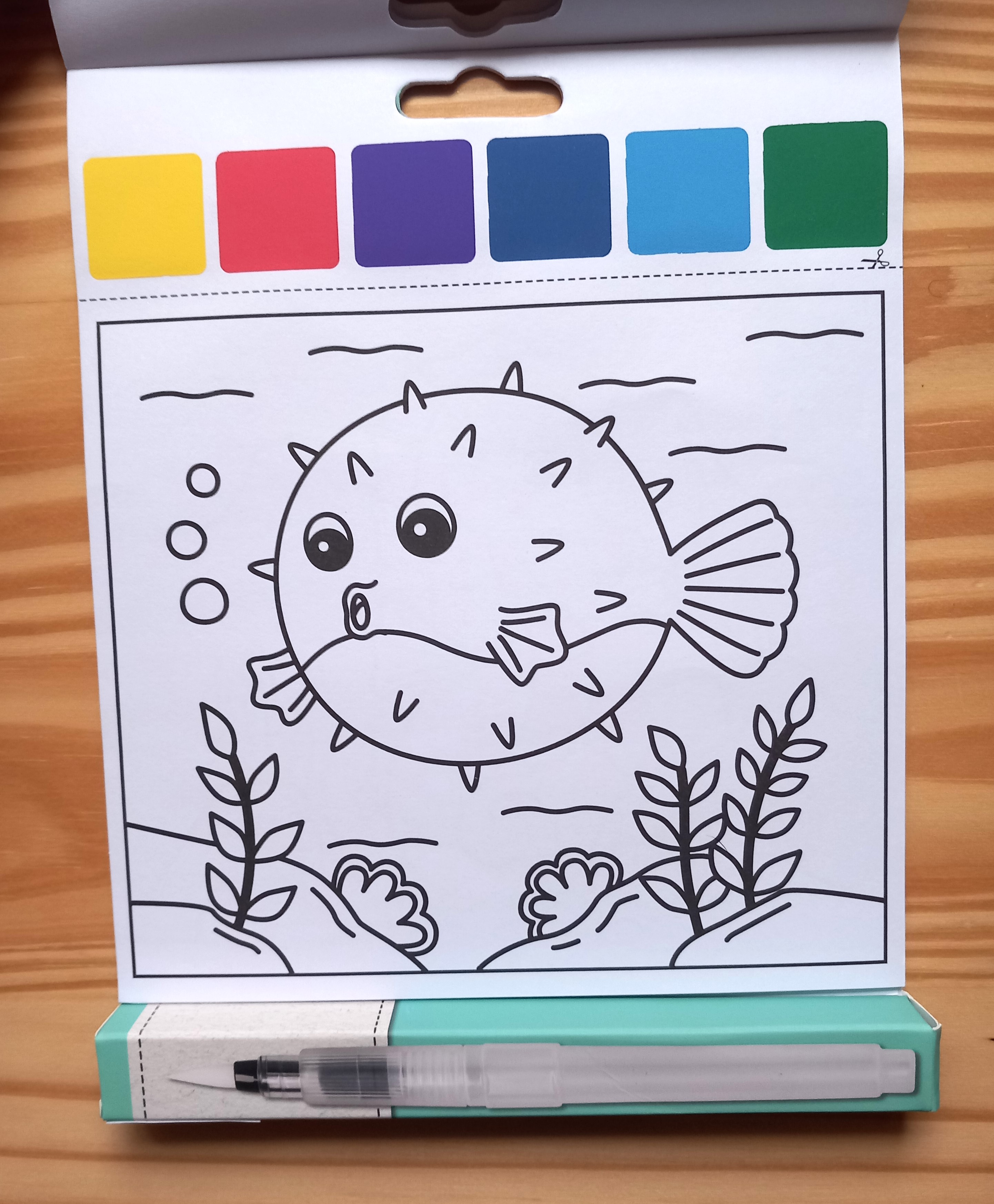 Omalovánky Heyda - Vodní svět detail